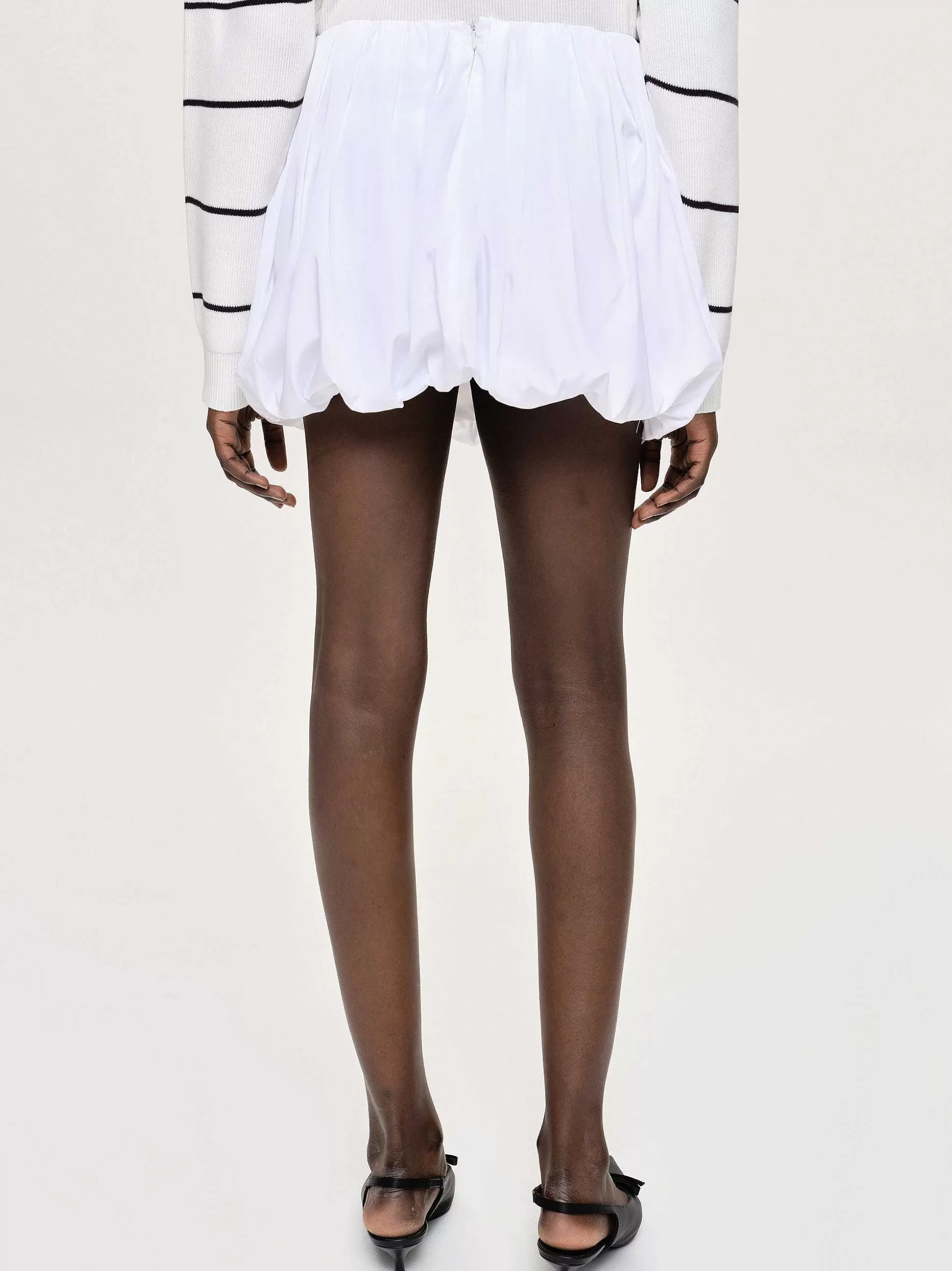 Women Source Unknown Bottoms-Balloon Miniskirt, White