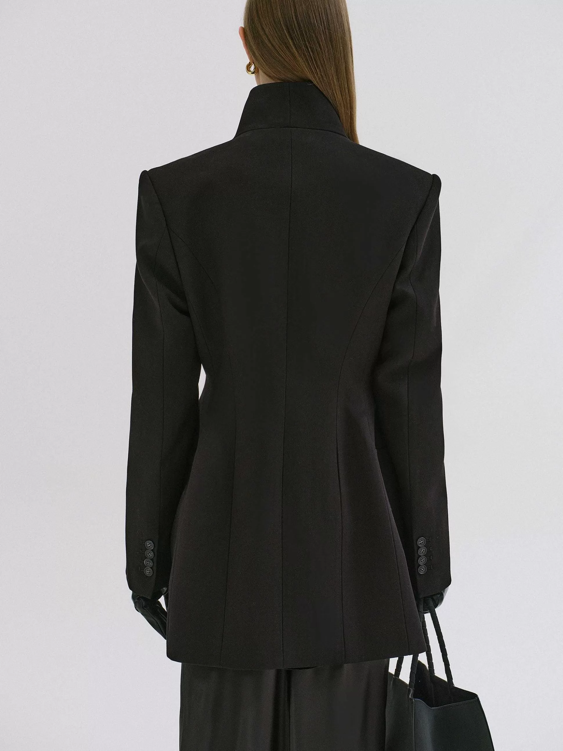 Women Source Unknown Outerwear-Corrin Wrap Blazer, Black