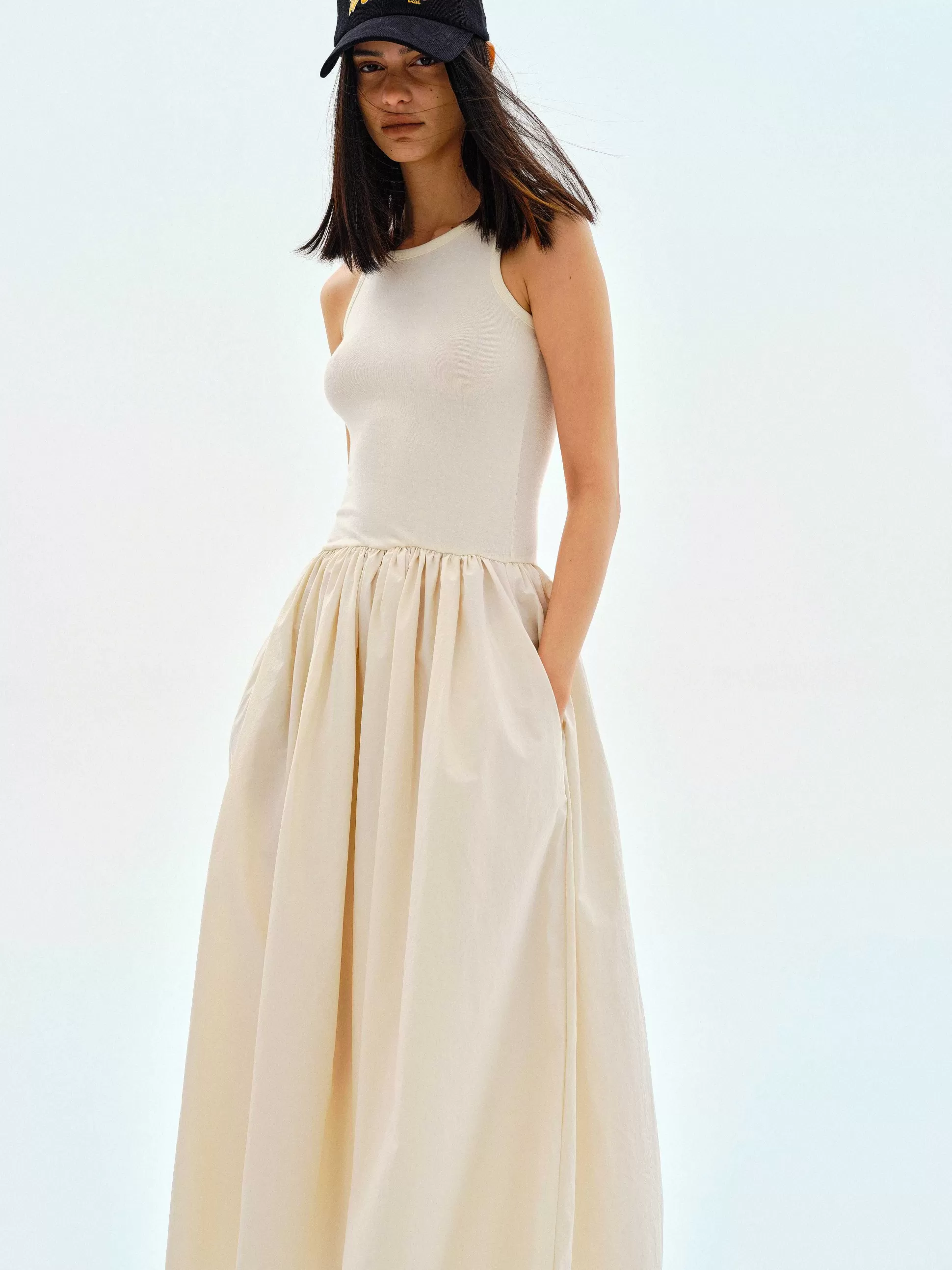 Women Source Unknown Dresses-Cotton Tank Dress,
