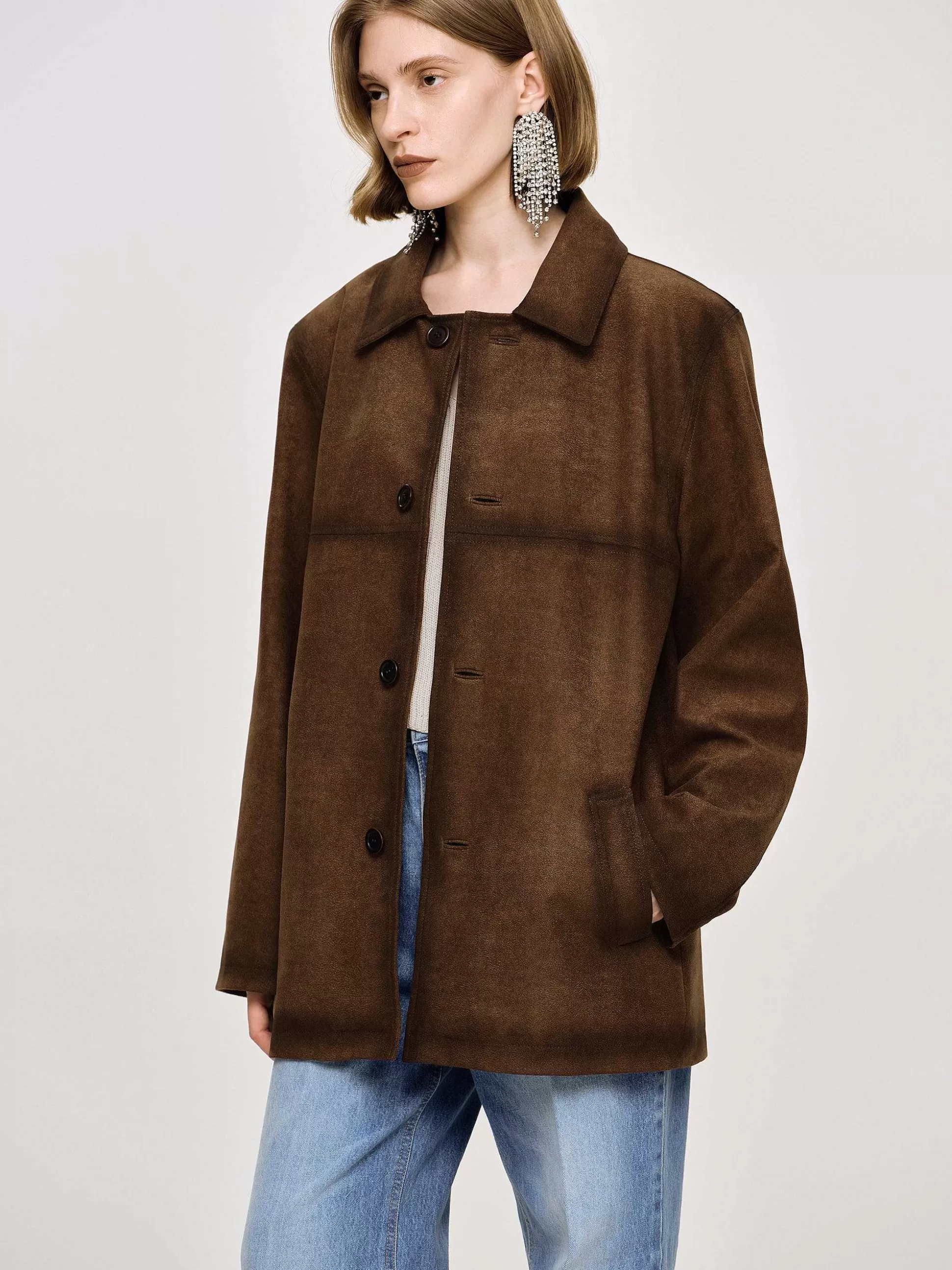 Women Source Unknown Accessories-Faded Sponge Jacket, Kobicha