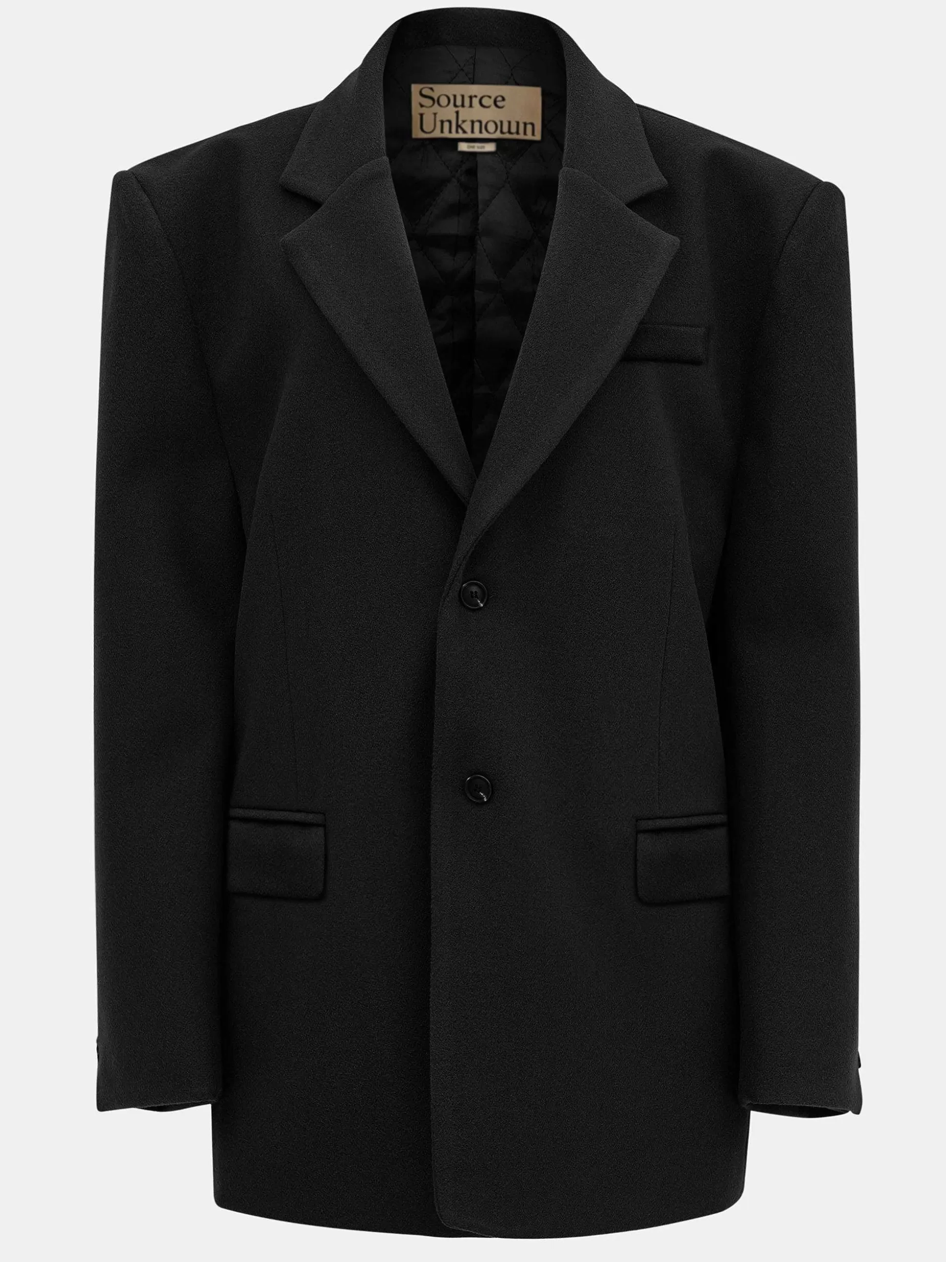 Women Source Unknown Accessories-Hayk Oversized Boyfriend Blazer, Black