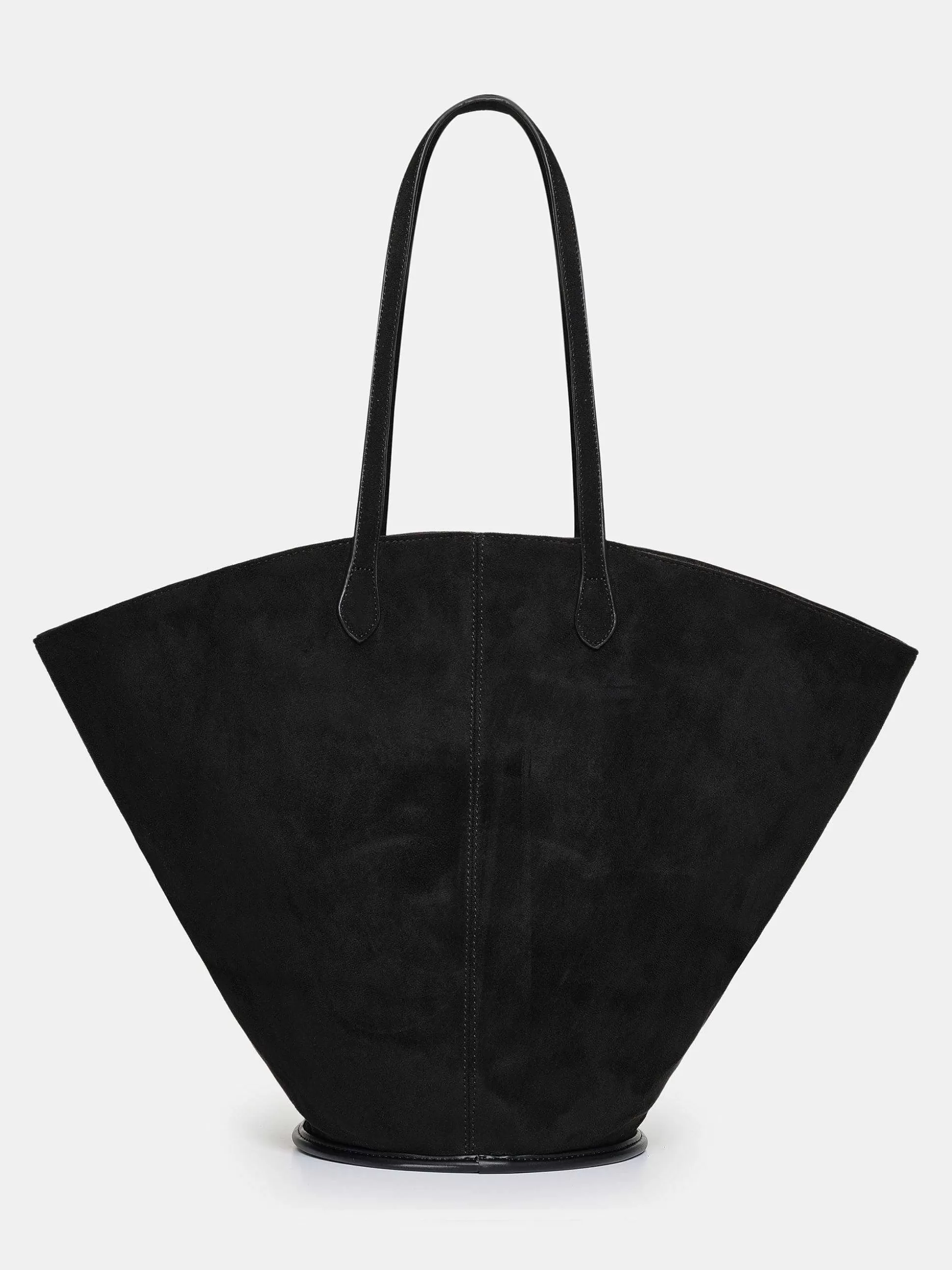Women Source Unknown Shoes & Bags-Medium Suede Tote, Black