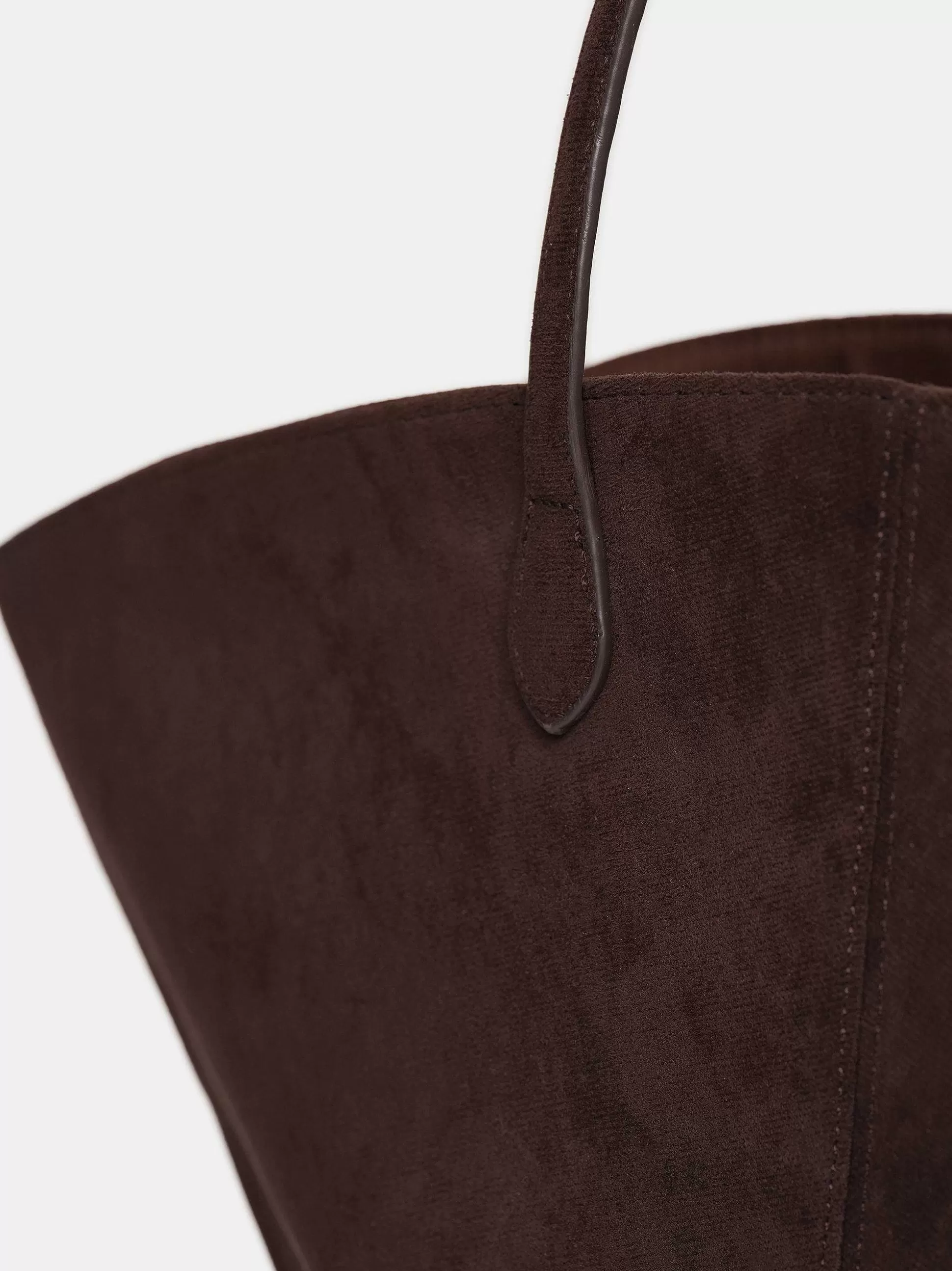 Women Source Unknown Shoes & Bags-Medium Suede Tote, Toffee