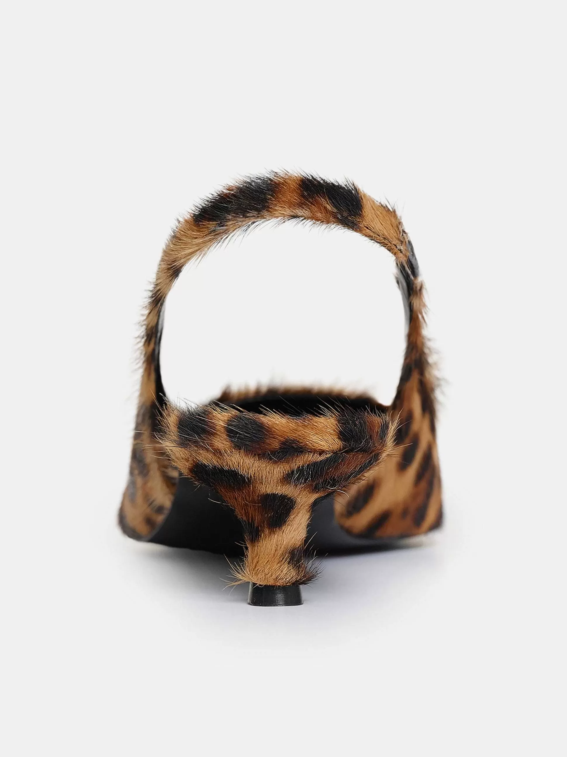 Women Source Unknown Shoes & Bags-Nalita Cow-Hair Slingback Pumps, Leo Brown