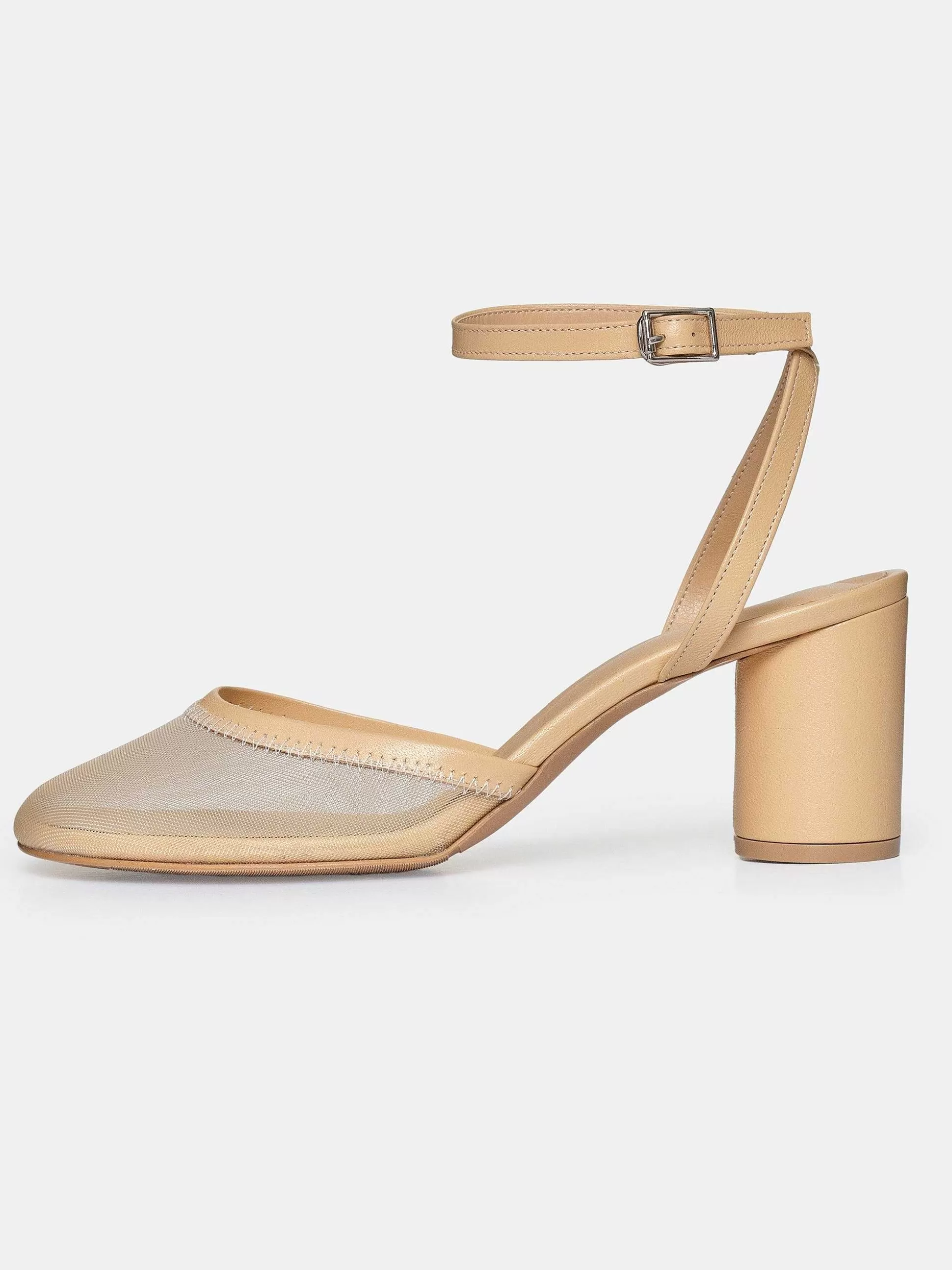 Women Source Unknown Shoes & Bags-Noa Mesh Toe Sandals, Camel