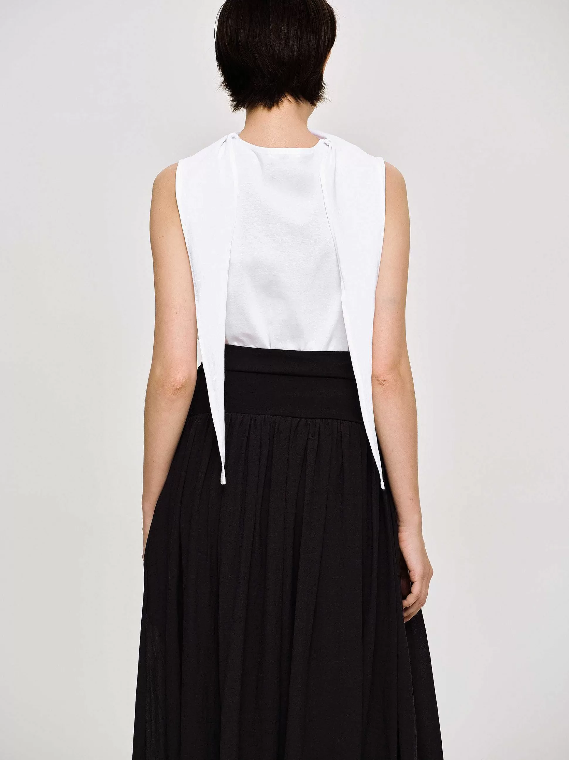 Women Source Unknown Accessories-Scarf-Neck Top, White
