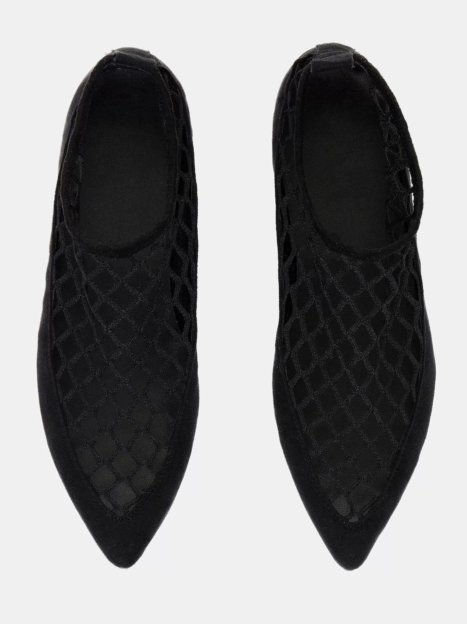 Women Source Unknown Shoes & Bags-Sock Flat Mesh Ballerina, Black