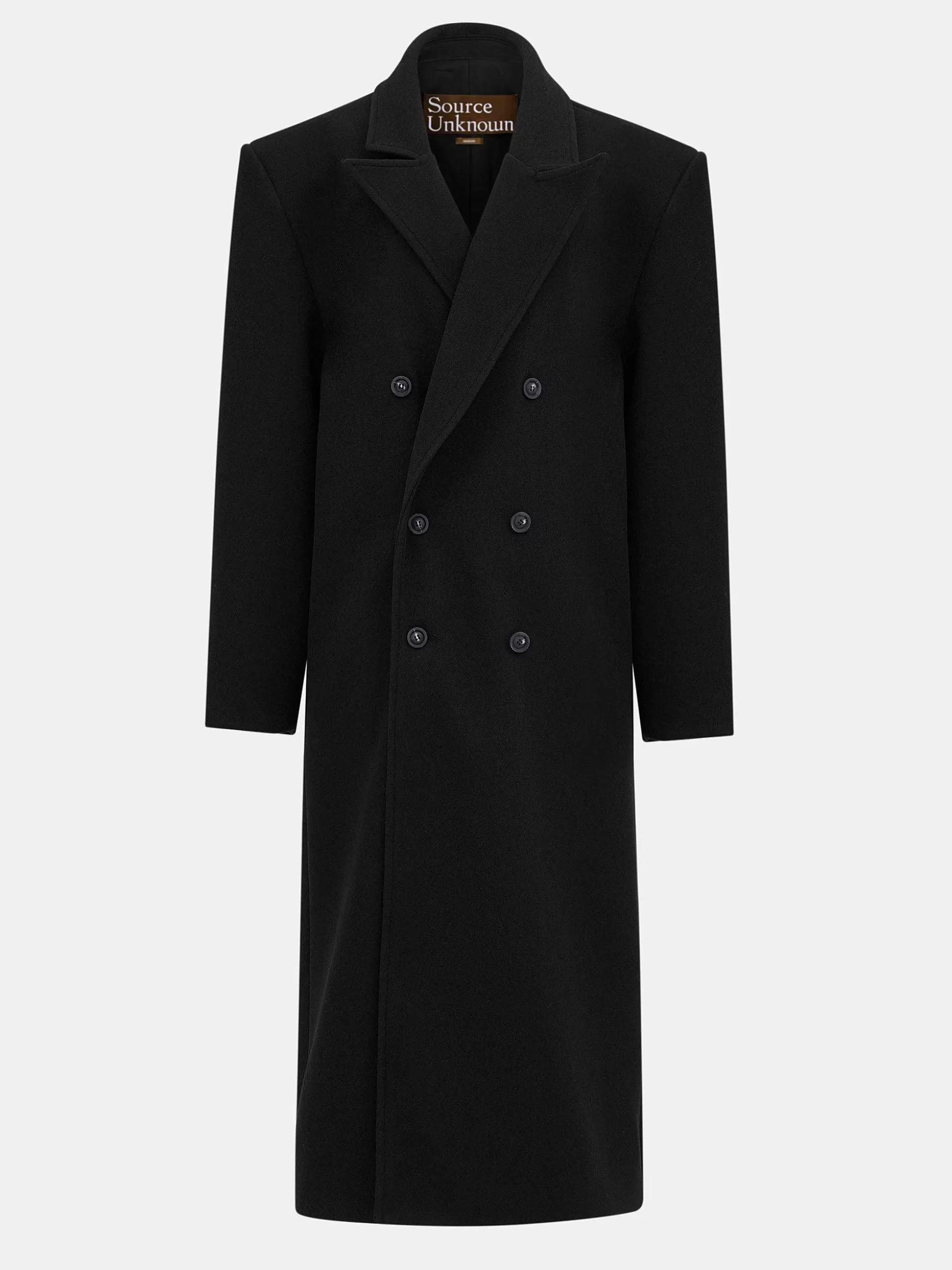 Women Source Unknown Outerwear-Wallis Oversized Grandpa Coat, Black