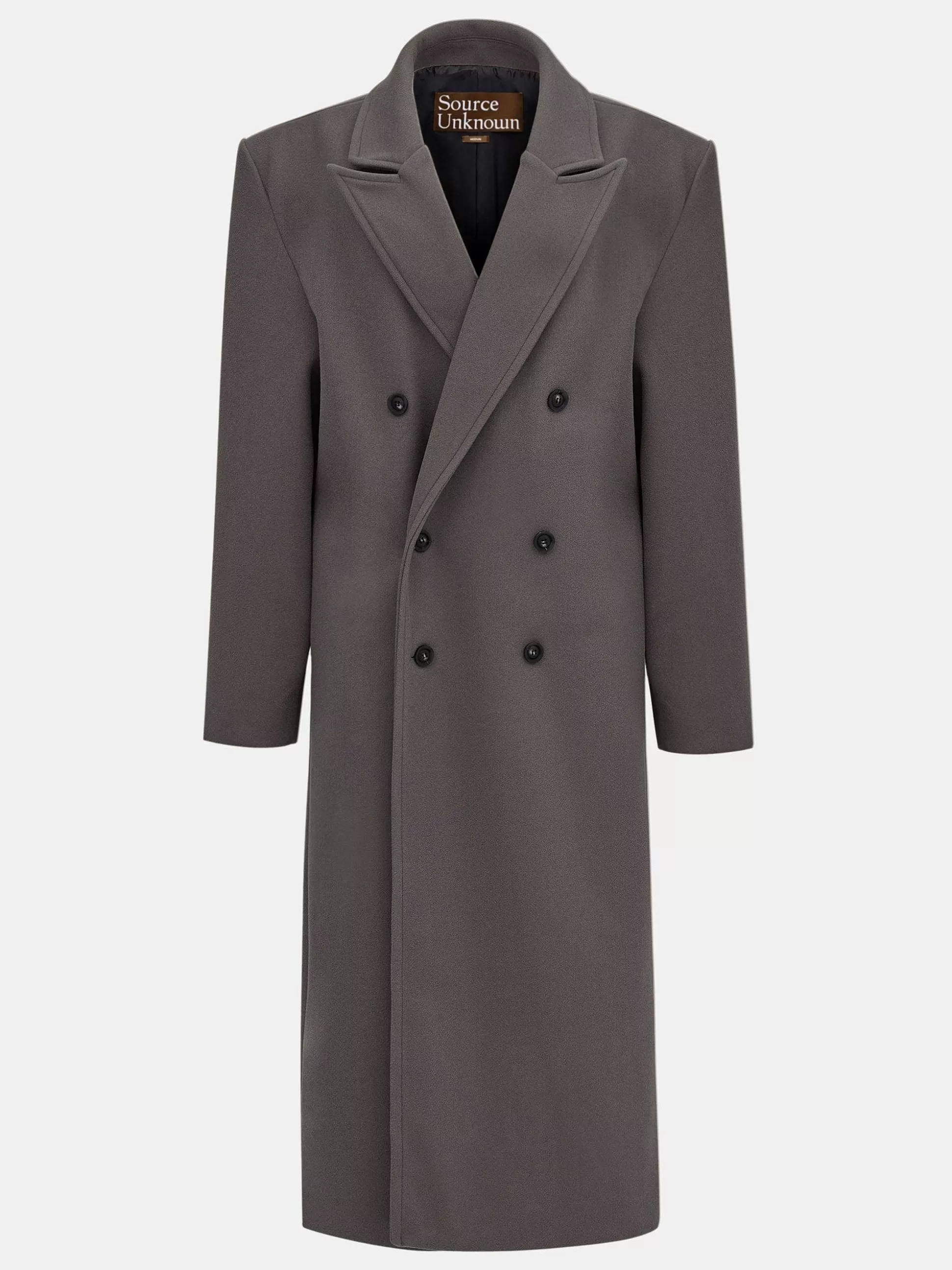Women Source Unknown Outerwear-Wallis Oversized Grandpa Coat, Grey
