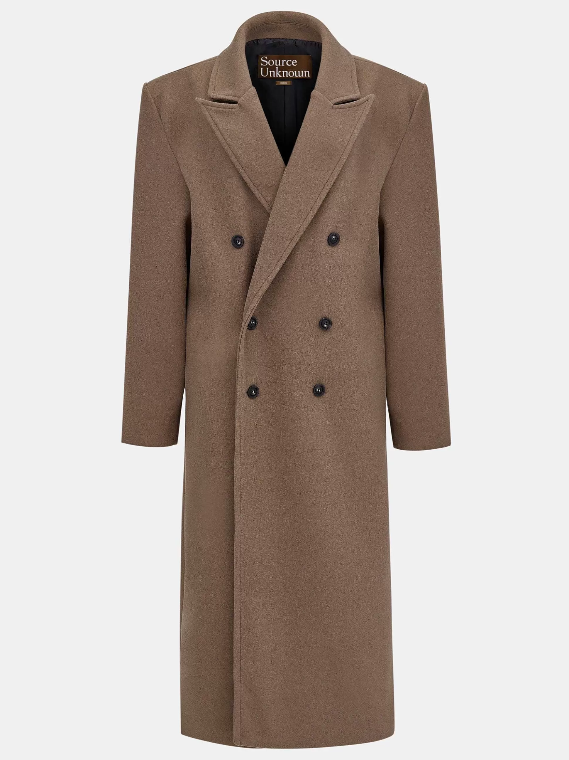 Women Source Unknown Outerwear-Wallis Oversized Grandpa Coat, Latte