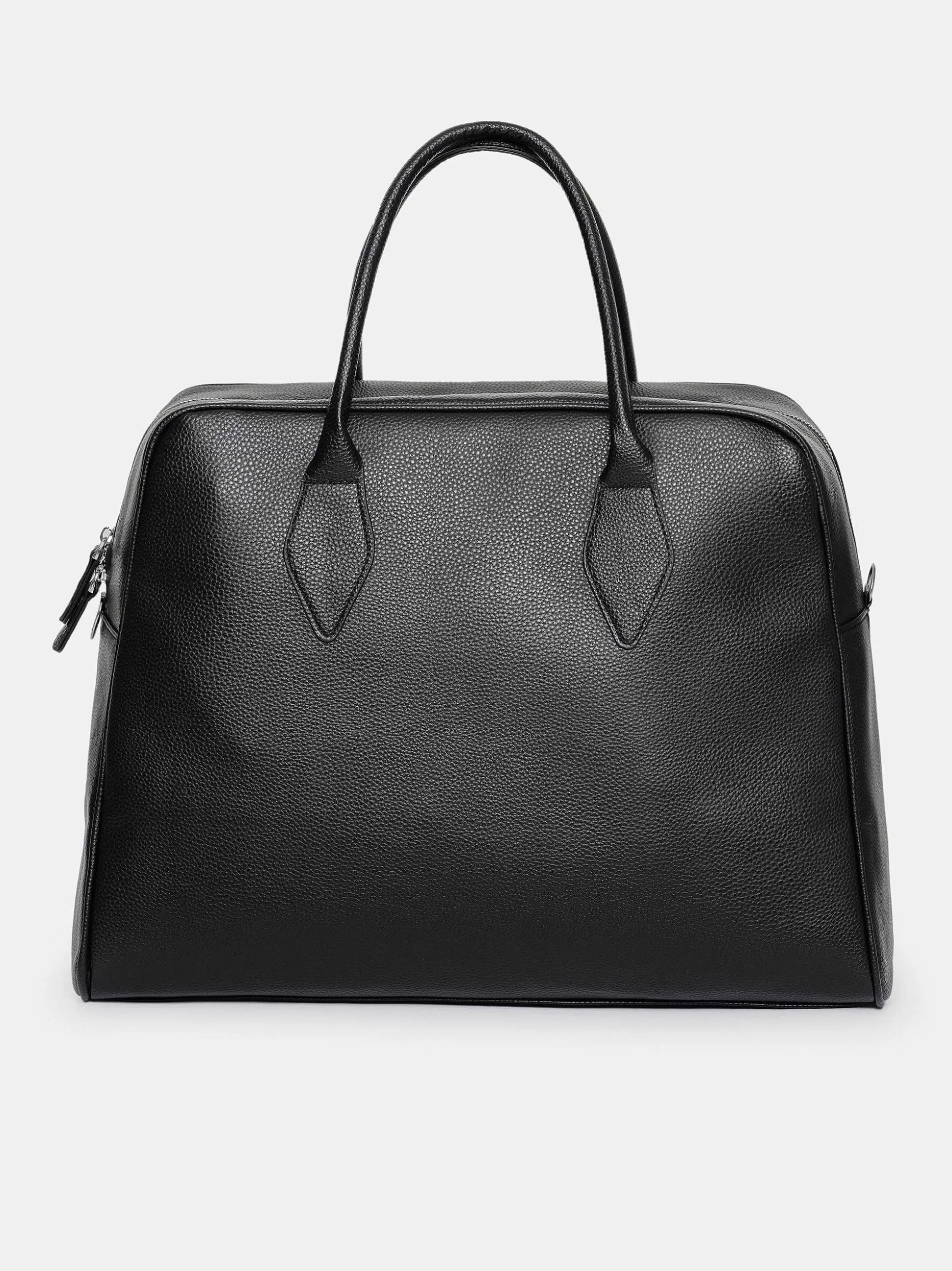 Women Source Unknown Clothing-Xlarge Weekender Faux-Leather Bag, Black